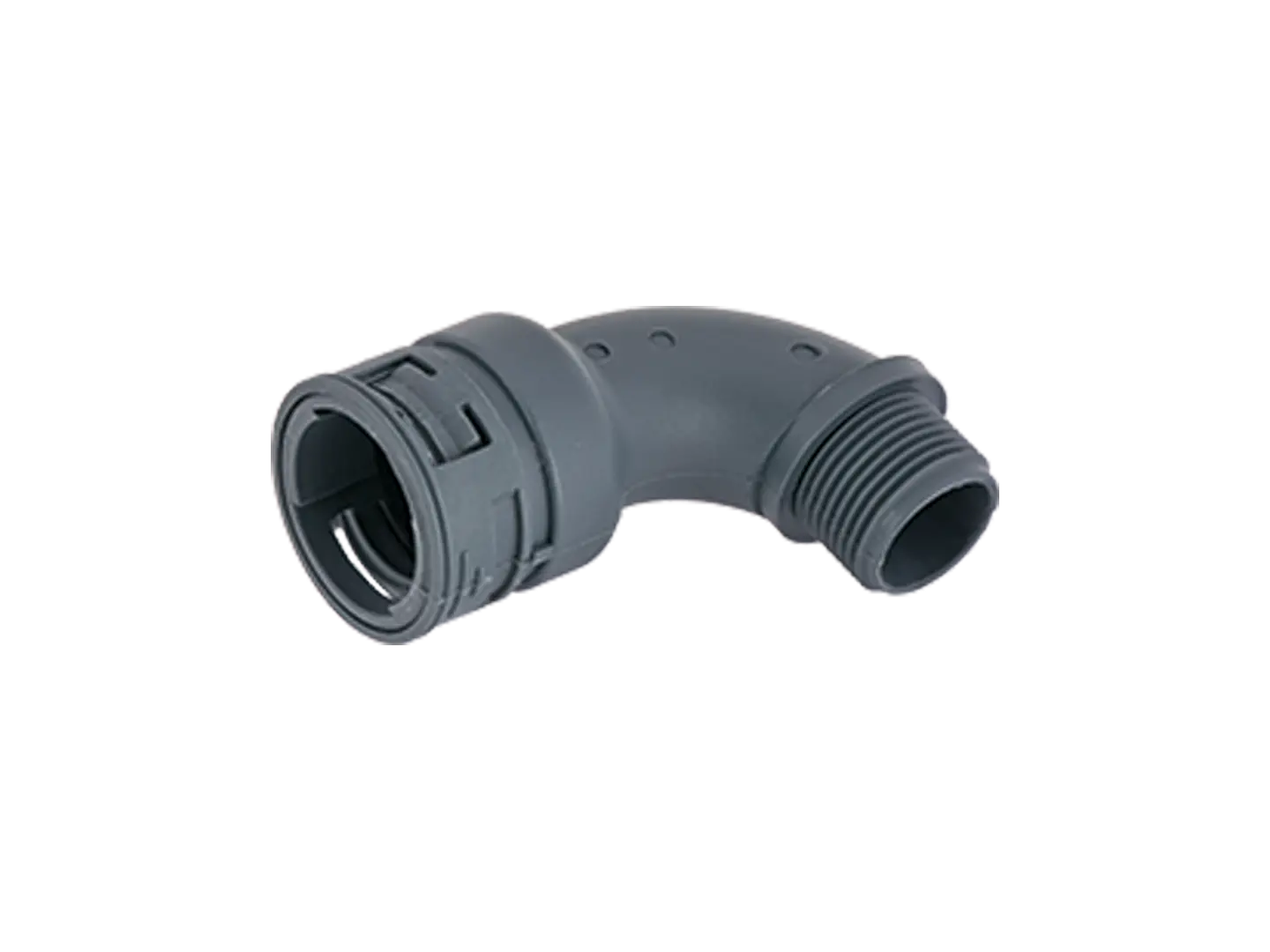 BN 22692 | Arched elbows 90° with integrated seal and male thread