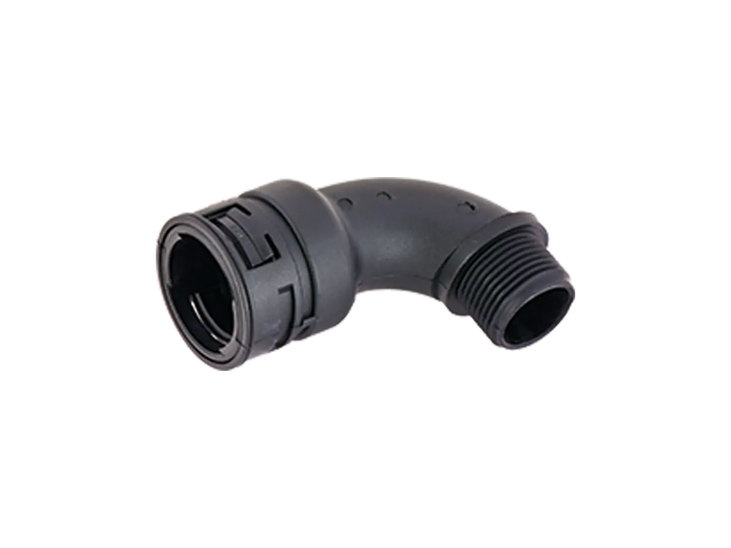 BN 22693 | Arched elbows 90° with integrated seal and male thread