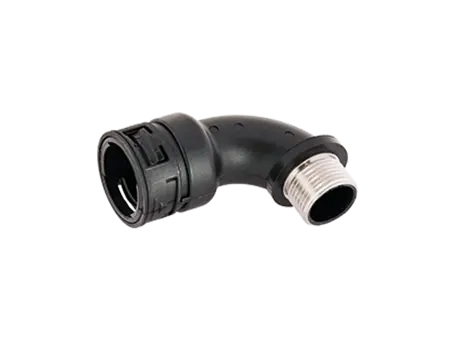Product image of REIKU® VM-BRB - Arched elbows 90° with integrated seal and male metal thread