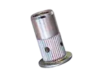 Product image of BCT® RBM/FK - Blind rivet nuts Multigrip knurled shank, flat head, open end
