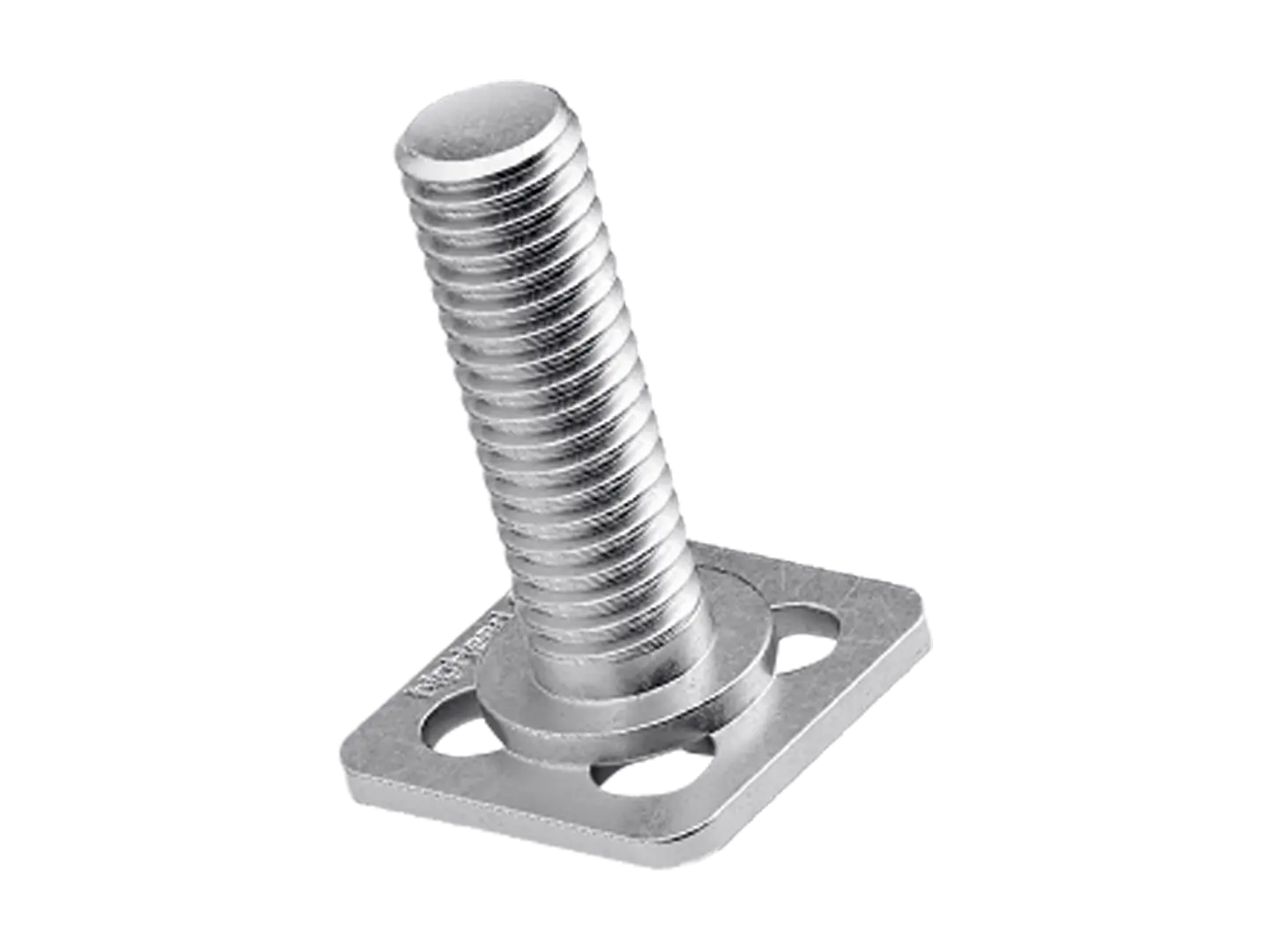 BN 26001 | Fastener with threaded stud square head 15 x 15 mm