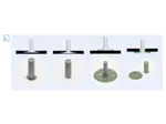 Assembly illustration for bigHead® M1/B30 - Fastener with threaded stud round head Ø 30 mm