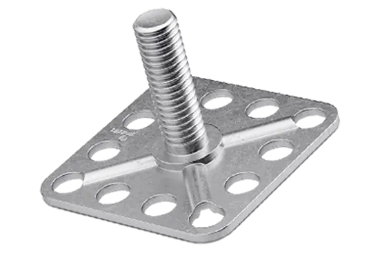 BN 26008 | Fastener with threaded stud square head 32 x 32 mm