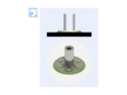 Assembly illustration for bigHead® SF2/B20 - Fastener with threaded collar round head Ø 20 mm blind