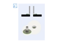 Assembly illustration for bigHead® F2/S23 - Fastener with threaded collar round head Ø 23 mm sighted