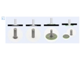 Assembly illustration for bigHead® M1/B20 - Fastener with threaded stud round head Ø 20 mm