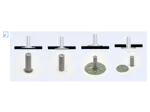 Assembly illustration for bigHead® SM1/B20 - Fastener with threaded stud round head Ø 20 mm