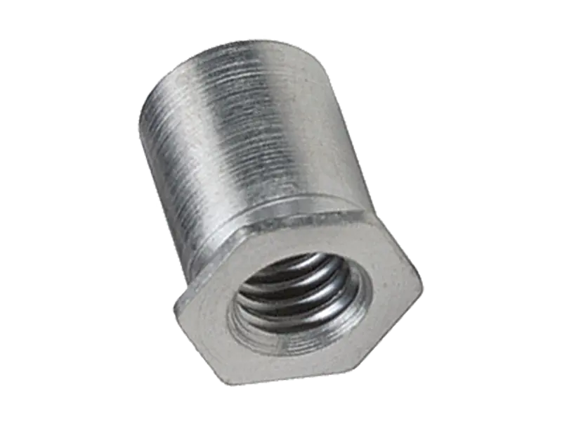 Product image of PEM® SO4 - Self-clinching threaded standoffs open type, for stainless steel and metallic materials