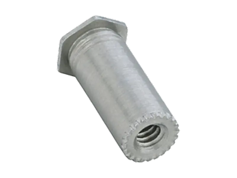 Product image of PEM® SOAG - Self-clinching threaded standoffs open type, for aluminum