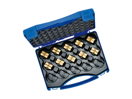 Product image of Klauke® HR4SET - Crimping die set in plastic carry case for tubular cable lugs