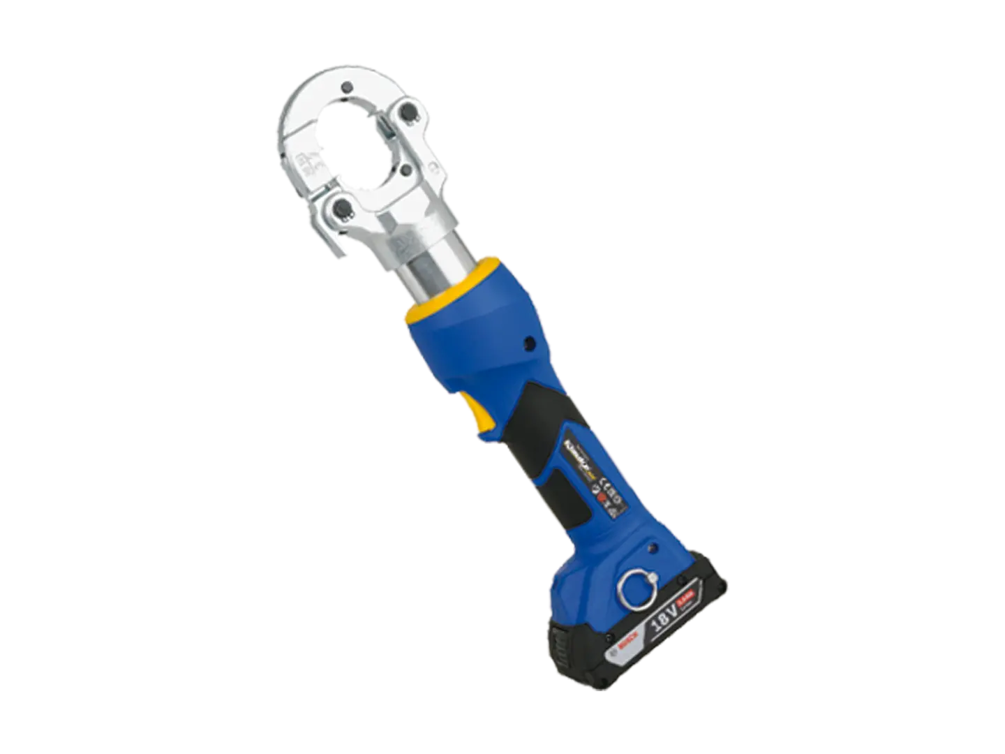 BN 27748 | Battery powered hydraulic crimping tool with Bosch battery system crimping range 6-300 mm²