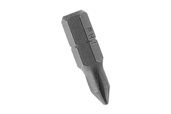BN 31515 | Screwdriver Bits 1/4" for phillips screws, short type