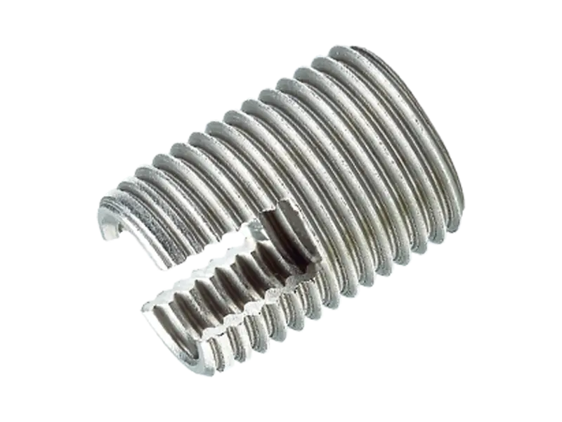 Product image of FASTEKS® FTI SC-02 - Self-cutting thread inserts with cutting slot, for light metals, thermoplastics and thermoset plastics