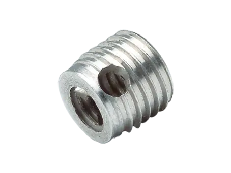 Product image of FASTEKS® FTI SC-07/08 - Self-cutting thread inserts with cutting hole, for light metals, thermoplastics and thermoset plastics