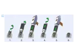 Assembly illustration for KEENSERTS® KRTM 02 - Hand installation tools for inserts with locking kees heavy duty KNHM / KNHML