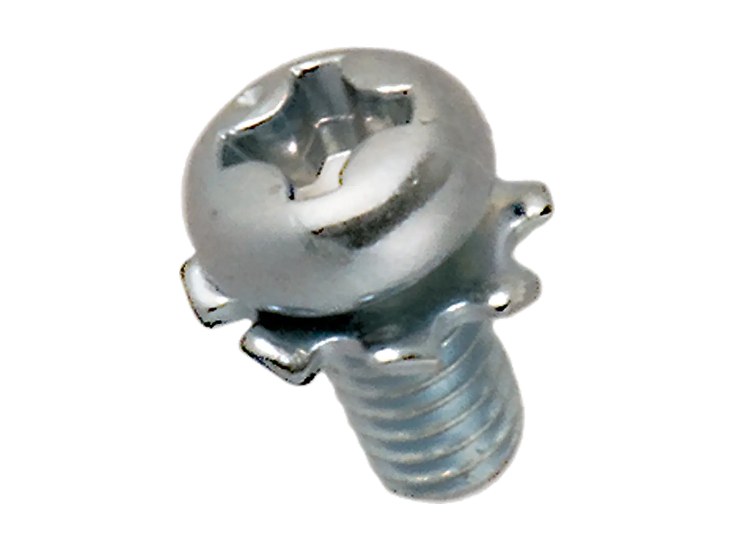 BN 40100 | Phillips cross recessed cheese head screws form H, with captive tooth lock washer ~DIN 6797 A