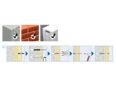 Assembly illustration for Tecfi YZ01 - Hammer drive anchors with countersunk collar and countersunk head nail screw