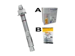 Product image of Tecfi ZJE01 - Wedge anchors with washer DIN 125 A and hex nut