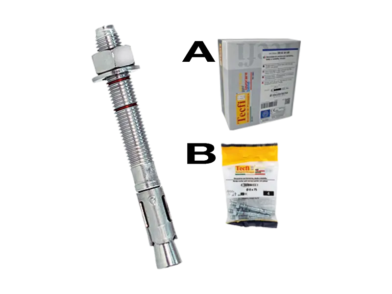 Product image of Tecfi ZJE01 - Wedge anchors with washer DIN 125 A and hex nut