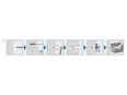 Assembly illustration for Tecfi ABT01 - Wedge anchors with internal thread