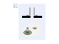 Assembly illustration for bigHead® SF2/S30 - Fastener with threaded collar round head Ø 30 mm sighted