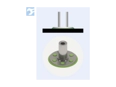 Assembly illustration for bigHead® SF2/B30 - Fastener with threaded collar round head Ø 30 mm blind