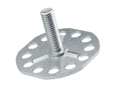 Product image of bigHead® M1/B38A - Fastener with threaded stud rounded corner head Ø 38 mm