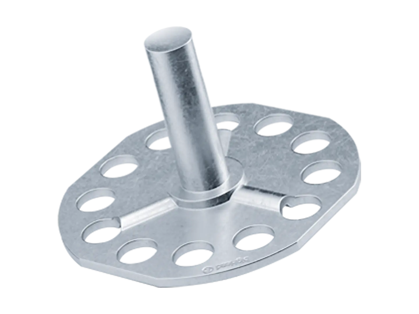 BN 55945 | Fastener with pin rounded corner head Ø 38 mm