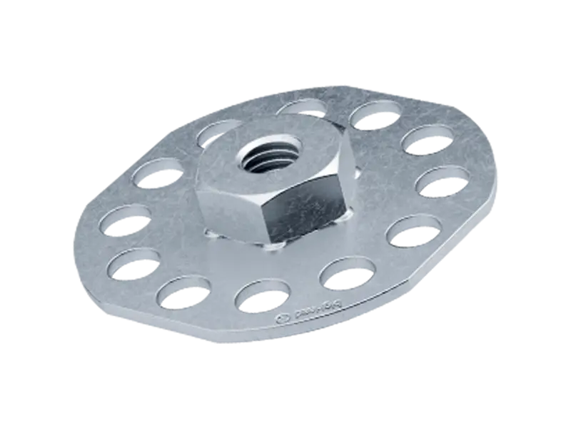 Product image of bigHead® F1/S38A - Fastener with nut rounded corner head Ø 38 mm sighted