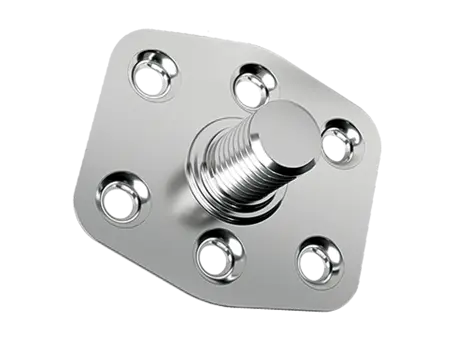 产品图片：MM WELDING® InWWerse® Fastener Standard - 用于超声波焊接的紧固件 带螺纹柱用于薄型热塑性板材