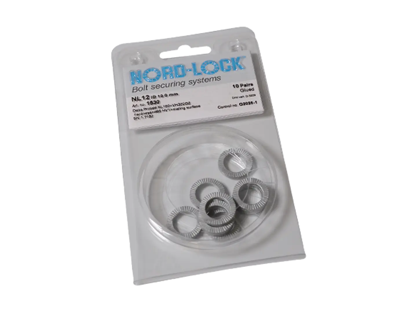 BN 65198 | 楔形锁紧垫圈 粘接成对, 泡罩包装