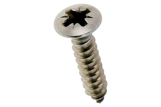 BN 80594 | Pozi oval countersunk head tapping screws form Z, with cone end type C