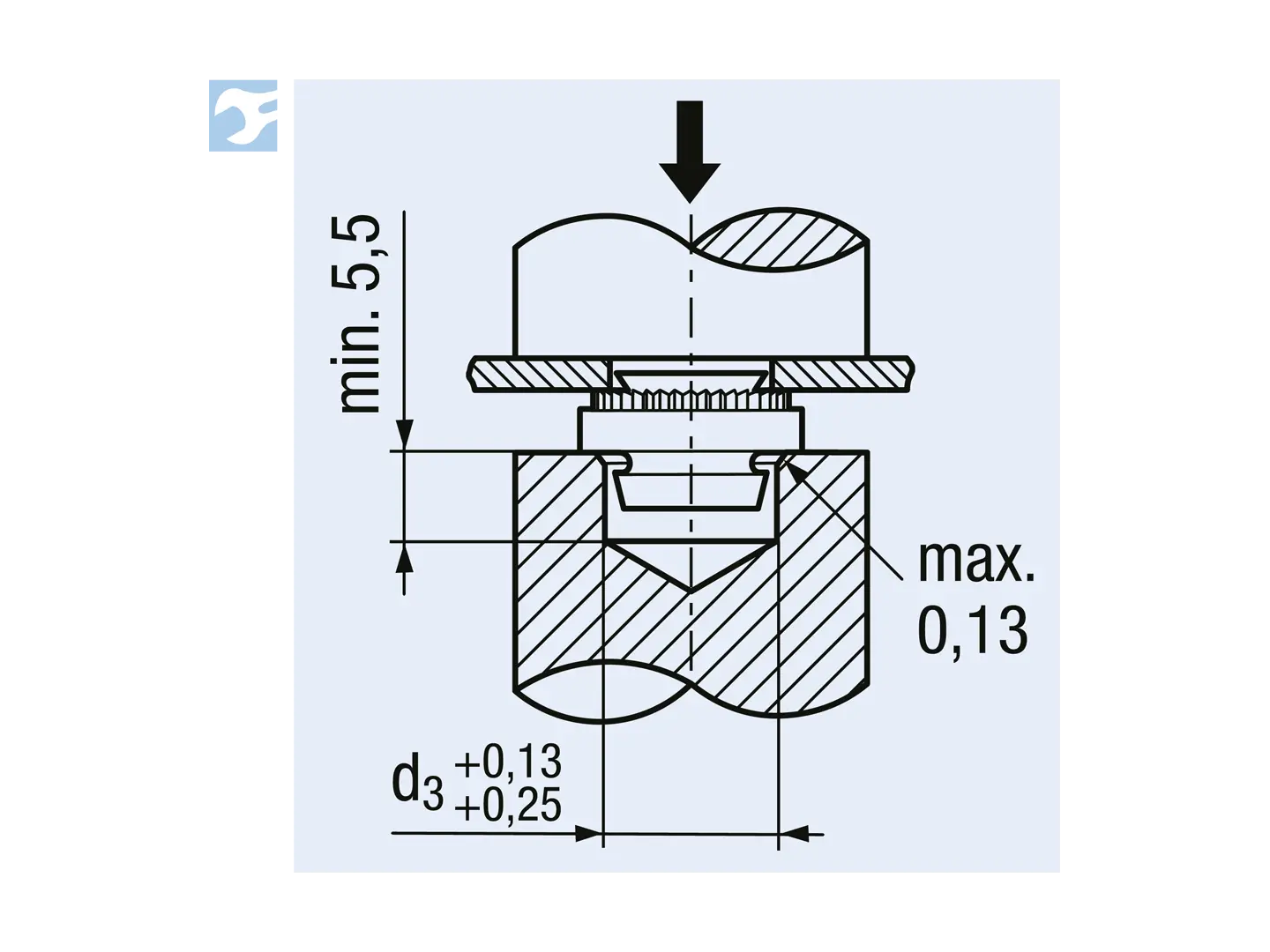 PEM® LKA压铆锁紧螺母_自锁螺母_BN 55149_不锈钢 | Bossard 柏中