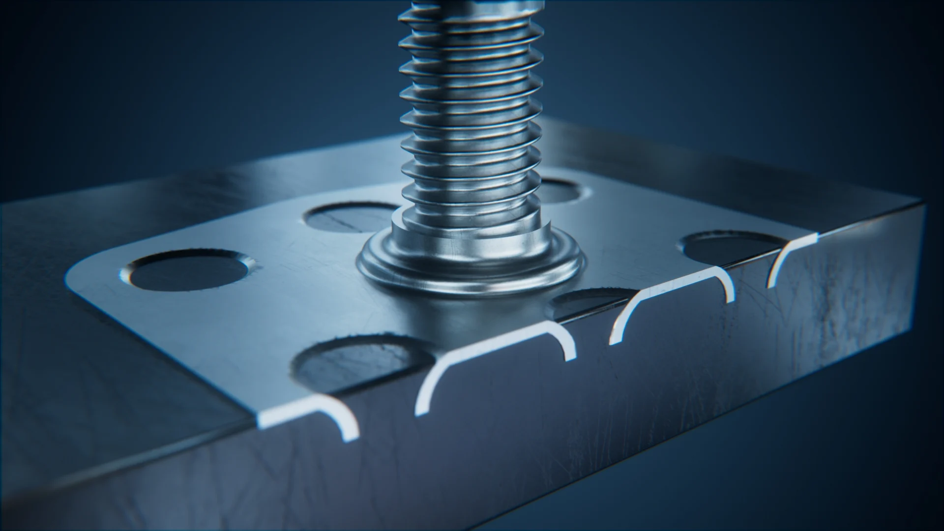 Close-up of an MM-Welding InWWerse® fastener in an application