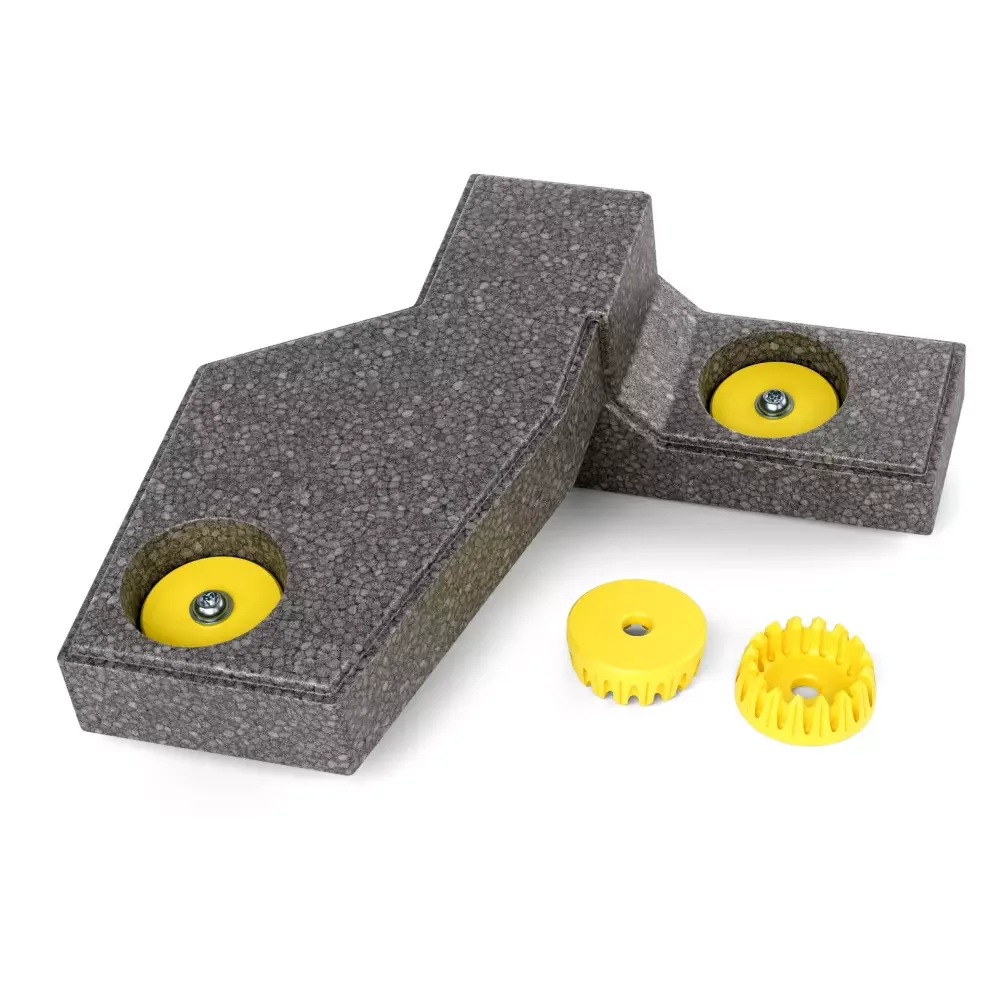 MM-Welding crashpad front with pins.